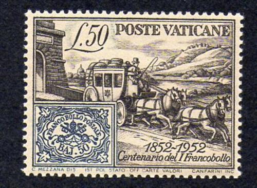Vaticano Año 1952 Nº 173 (**)